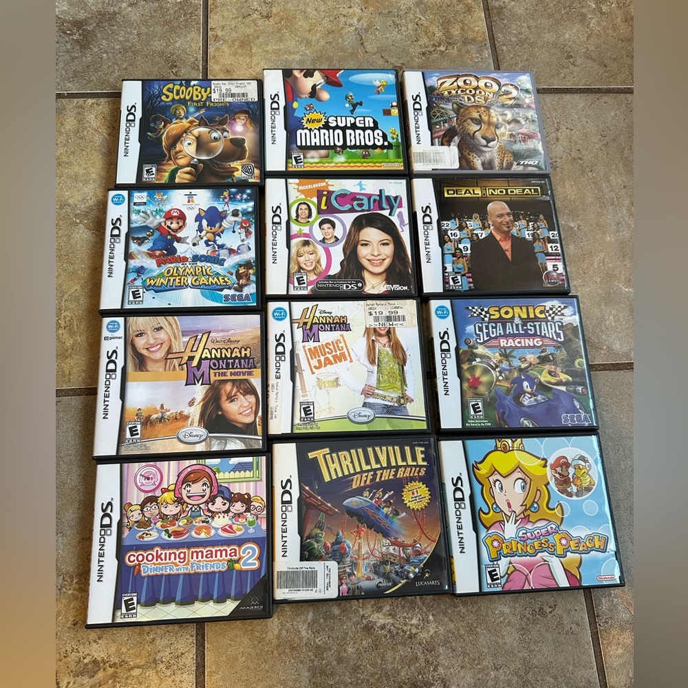 12 Nintendo DS Games